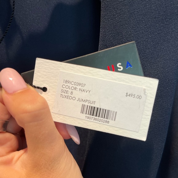 Milly tuxedo jumpsuit, navy blue, unworn, tags on - Picture 3 of 5